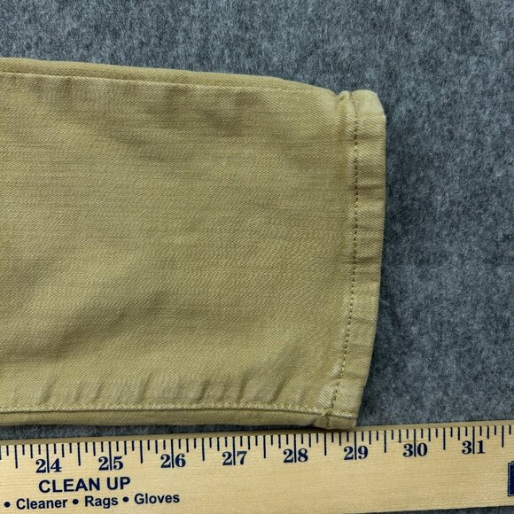 Express Hyper Stretch Skinny Jeans Men's Size 28 X 30 Mid Rise Tan Denim - Picture 10 of 12